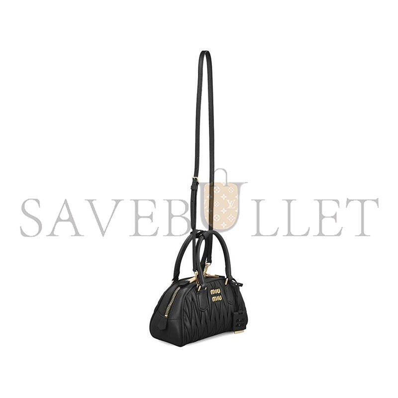 MIU MIU ARCADIE MATELASSÉ NAPPA LEATHER BAG 5BB191 (22*13*10.5cm)